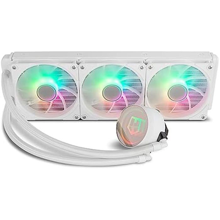 NOX XTREME PRODUCTS HUMMER M-360 - ARGB refroidissement liquide, Intel et AMD, 3 ventilateurs 120mm PMW control, pompe avec effet