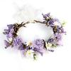 Korean Style Flower Crown Simulated Flower Bridal Wreaths Elegant Floral Headband  Children