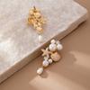 New Fashionable Starfish Shell Imitation Pearl Pendant Earrings, Women's Vacation Style Holiday Party Accessories Gifts