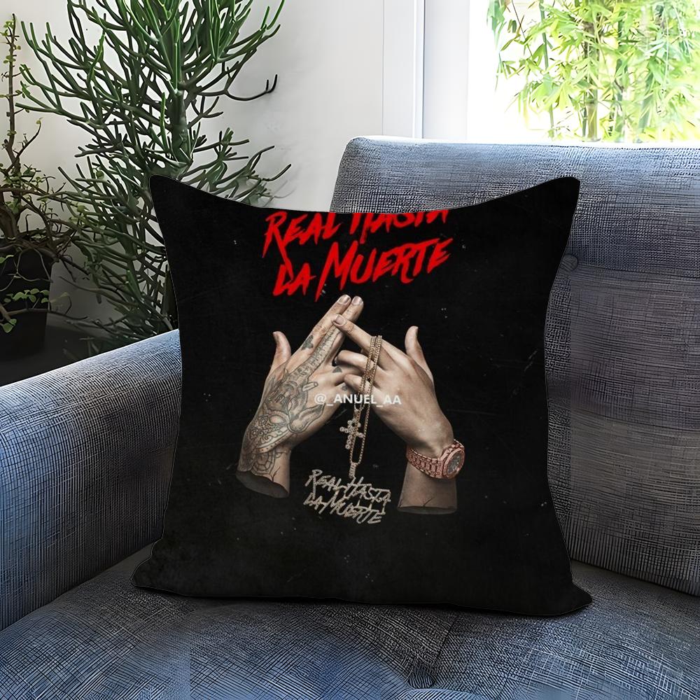 Fashion R-RReal Hasta La Muerte Cushion Cover Comfortable Reversible Pillow Cover Ideal for Car Sofa Bedroom & Beyond