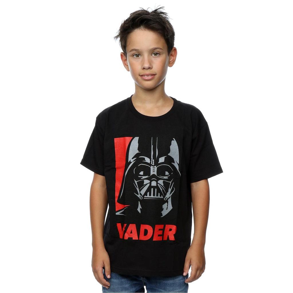 STAR WARS Boys Darth Vader Poster Cotton T-Shirt