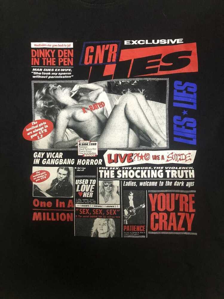 Guns N Roses Хлопковая Черная S-5XL Унисекс Рубашка VN1692 Унисекс Футболка XXXL