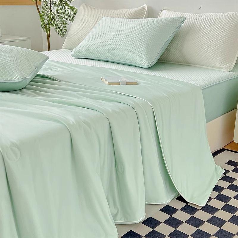 Summer Cooling Machine Washable Air-Conditioning Thin Single Twin Blanket