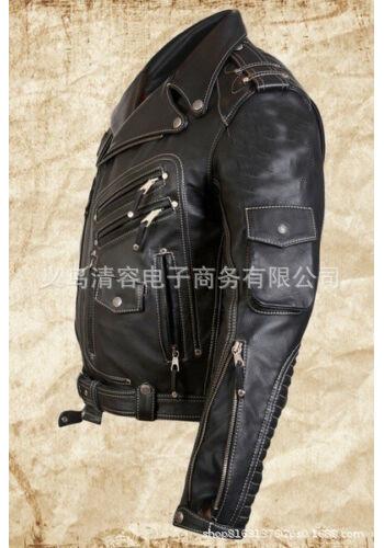 New products, new leather jackets, hot-selling European and American retro leather men's coats