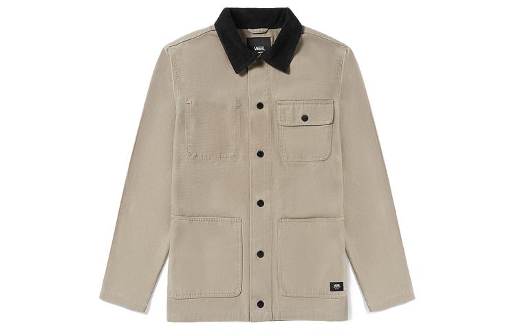 Vans Jackets Men s Khaki Lapel Moderate Workwear VN0A3WF1H3G M
