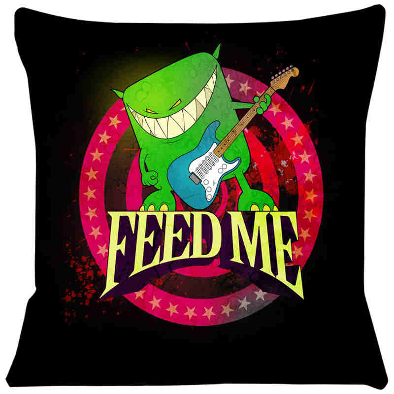 FEED ME Cushion Cover Comfortable Short Plush Pillow Cases Chair Car Sofa Pillow Cover Home Decorative  SJ260