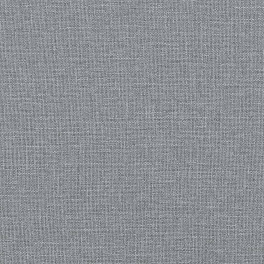 Vidaxl 3-Osobowa Sofa Z Poduszkami, Jasnoszara, 210 Cm, Obita Tkaniną