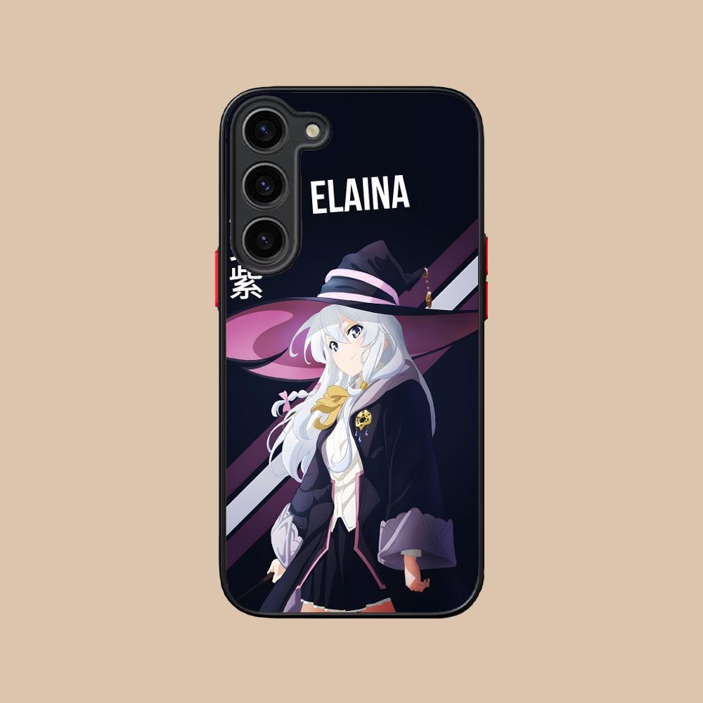 Wandering Witch Elaina Silicone Mobile Phone Case for Samsung Galaxy S26 S25 S24 S23 S22 S21 Plus FE Ultra Colorful Cover