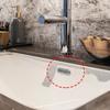 Badezimmer Dekor 5,4x1,95cm ABS Kunststoff Zierleiste Abdeckung für Waschbecken Abflussabdeckung Elegantes Design Für Gewerbliche Räume