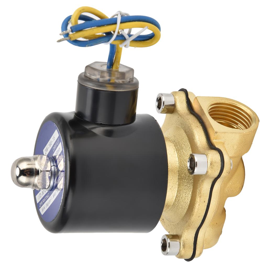 2W?160?15 G12 In Solenoid Valve Brass Normally Closed Electric Solenoid Valve for Water Air