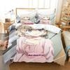 New Kawai Iwanaga Kotoko Beding Set Single Twin Ful Quen King-Sized Dimensionsd Dimensions Bed Linen Set Adult People Kid Bedrom Duvetcover Sets Anime