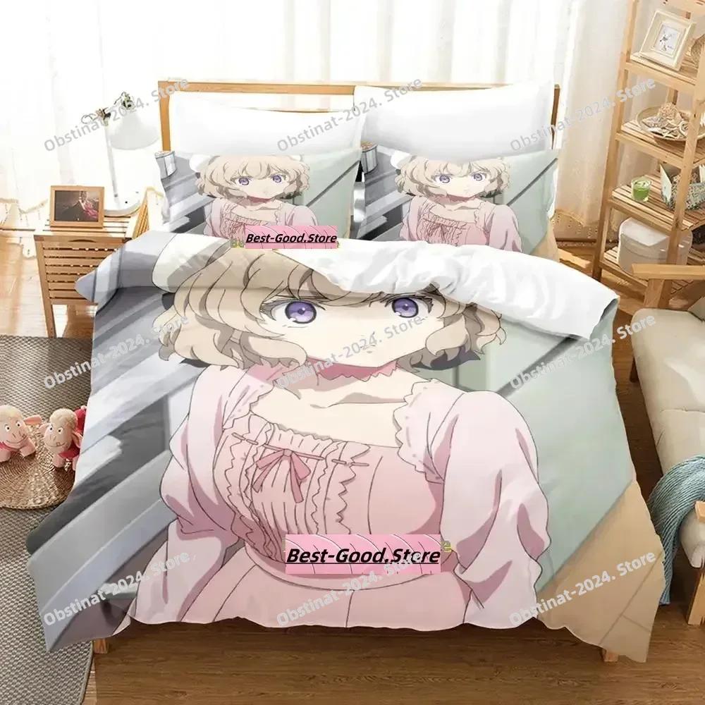 New Kawai Iwanaga Kotoko Beding Set Single Twin Ful Quen King-Sized Dimensionsd Dimensions Bed Linen Set Adult People Kid Bedrom Duvetcover Sets Anime