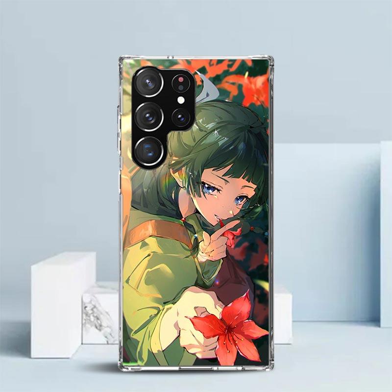 A-Apothecary D-Diaries Maomao Soft Cover for Samsung Galaxy S25 Edge S26 S24 S23 Ultra Phone Case S22 S21 Plus S20 FE Print Patt