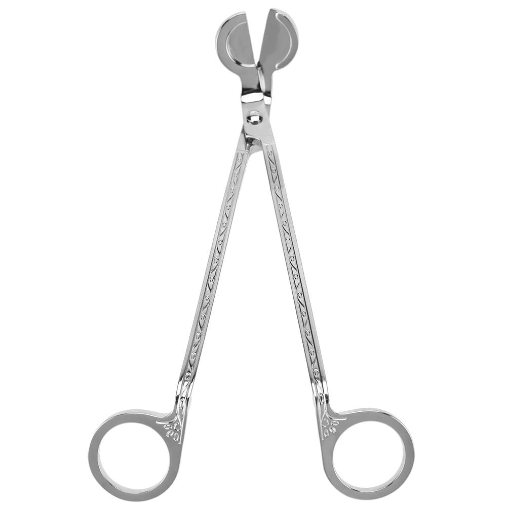 Fashion Plating Stainless Steel Candle Heart Clip Wick Trimmer Scissors Tool(black)