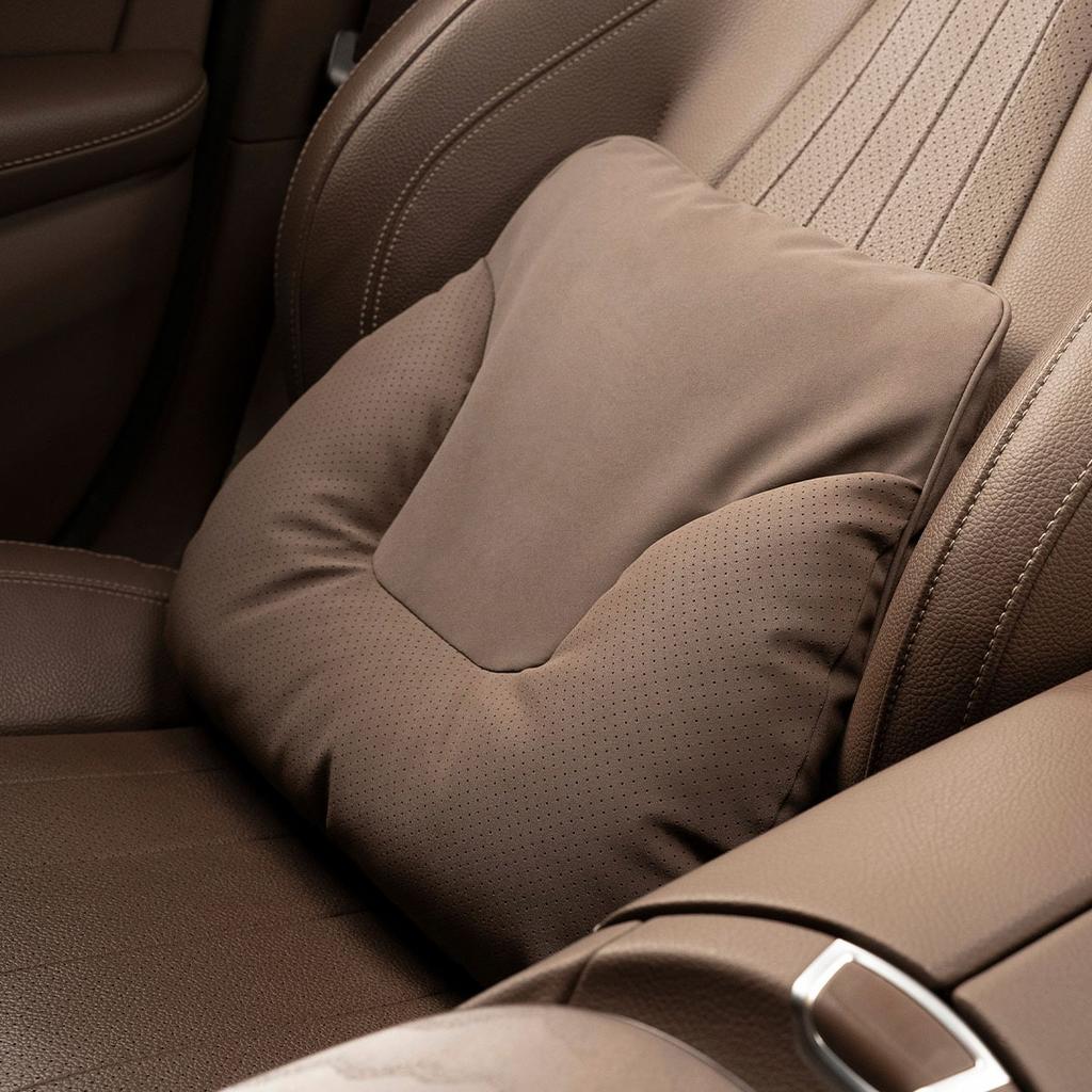 Universal Car Headrest Waist Pillow Car Accessories For Mercedes Benz AMG GLE C260 W164 W211 W212 Neck Pillow Lumbar Support