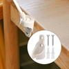 8Pcs Universals Windproof Shade Mounts Adjustable Sturdy Plastic for Blinds Curtains