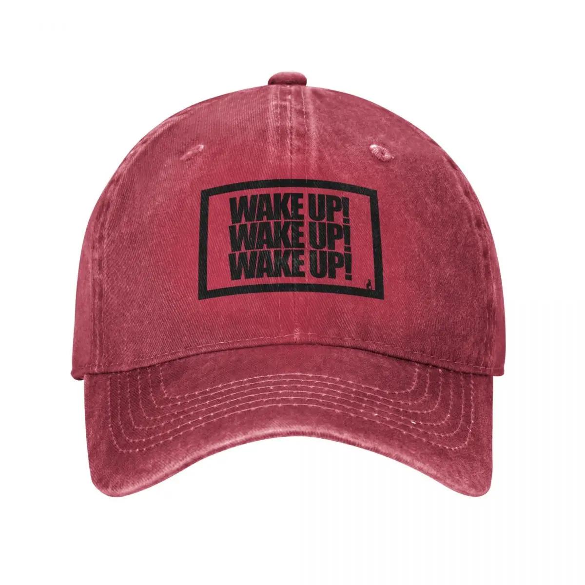WAKE UP WAKE UP WAKE UP Baseball Cap custom Hat Cosplay beach hat Sun Hat For Children Womens Golf Wear Unisexs