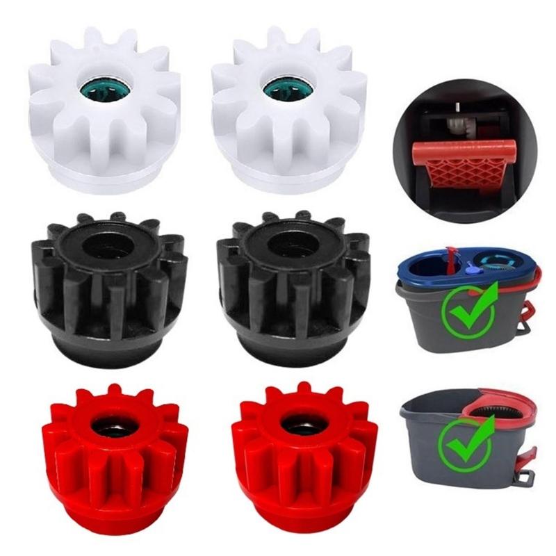 6PCS Easy Installation Gear Component for Mops for Quick Setups Enhances Cleaning Efficiency and Robust Wear Resistance