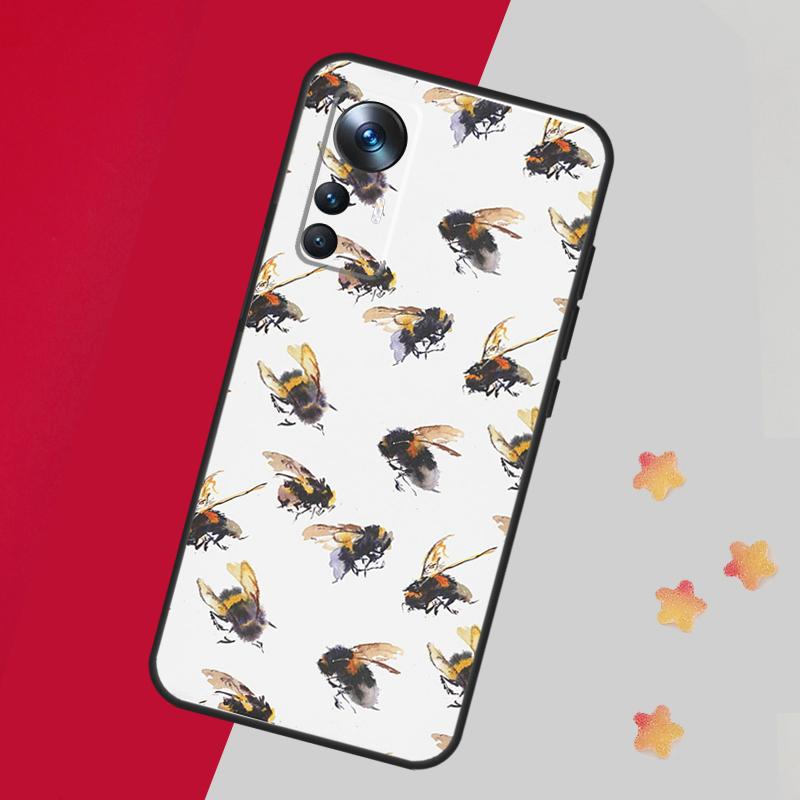 Bee Honey Case For Xiaomi 13T Pro 12T 11T 12 14 13 Lite 12X POCO F5 X3 X5 Pro X4 F4 M5 M5s F3 Cover