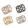 Hollow Out Love Scarf Buckle, Women Silk Scarves Clip, Scarf Ring Wrap Holder Clamp for Hair Accessory Bag Charm Belt Embellishment