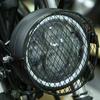 5.75Inch Metal Motorcycle Cg125 Modified Headlight Gn125 Cruiser Retro Light Grille Protective Ccover