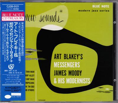 CD ART BLAKEY  THE JAZZ MESSENGERS  New Sounds Of Art Blakey  James Mo CJ285121 Blue Note 1989 Japan ObiJazz Used