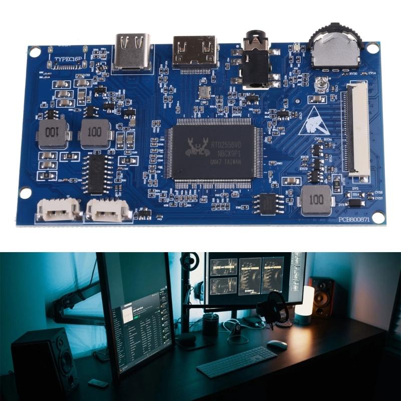 7" 8" and 10.1" LVDS Driver Board TypeC USB Powered Support HDMI1.4 MINI HDMIcompatible 40pin LCD Display Driver