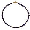 Retro Irregular-shaped Cut Matte Lapis Lazuli Pendant Necklace with Wood-grain Stone Metal Clasp At The Collarbone Chain