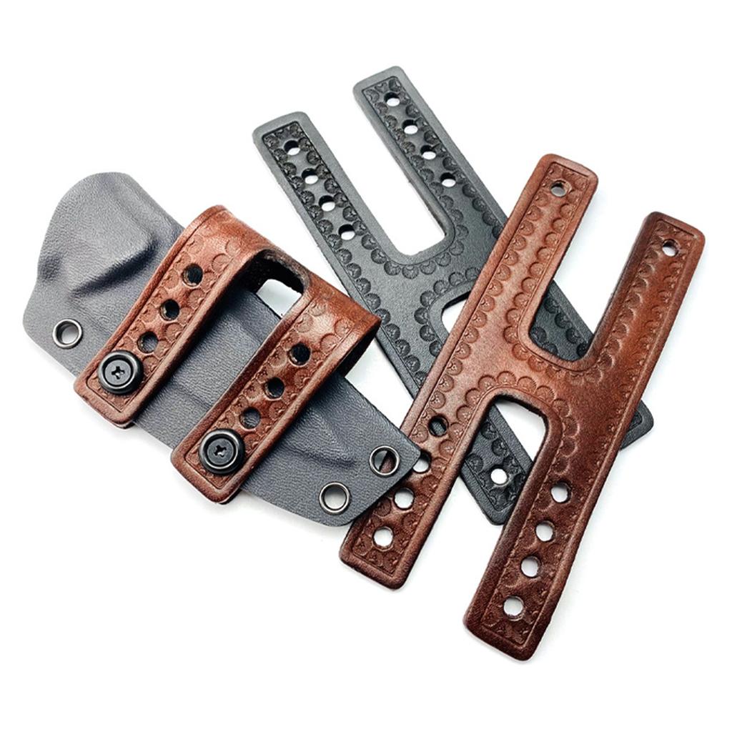 IWB Soft Belt Rings Holsters Double Straps Heavy Duty Holsters Clip Works with 1.25-2'' Belts Sheath Belt Rings Hardware
