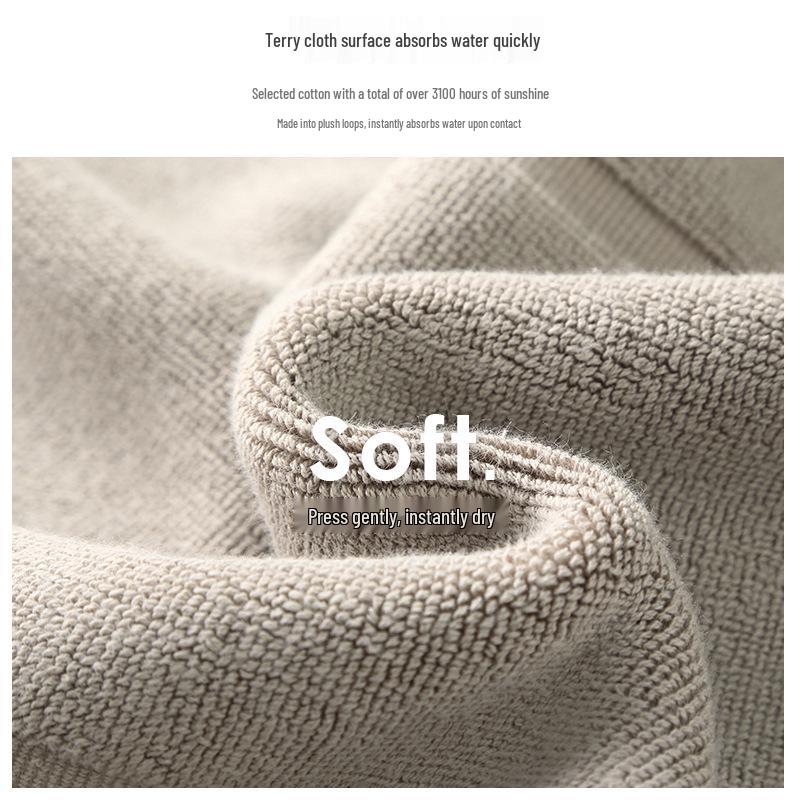 Luxury Cotton Non-Slip Bath Mat: Absorbent & Thick for Bathroom & Entryway