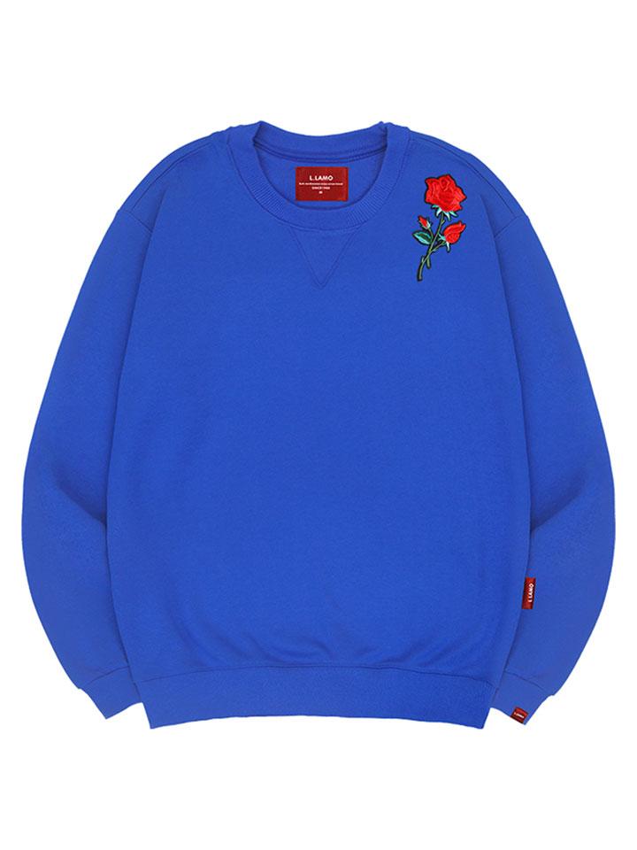 Ellamo Red Rose Wappen Sweatshirt Unisex Big Size S~4Xl (B Type)