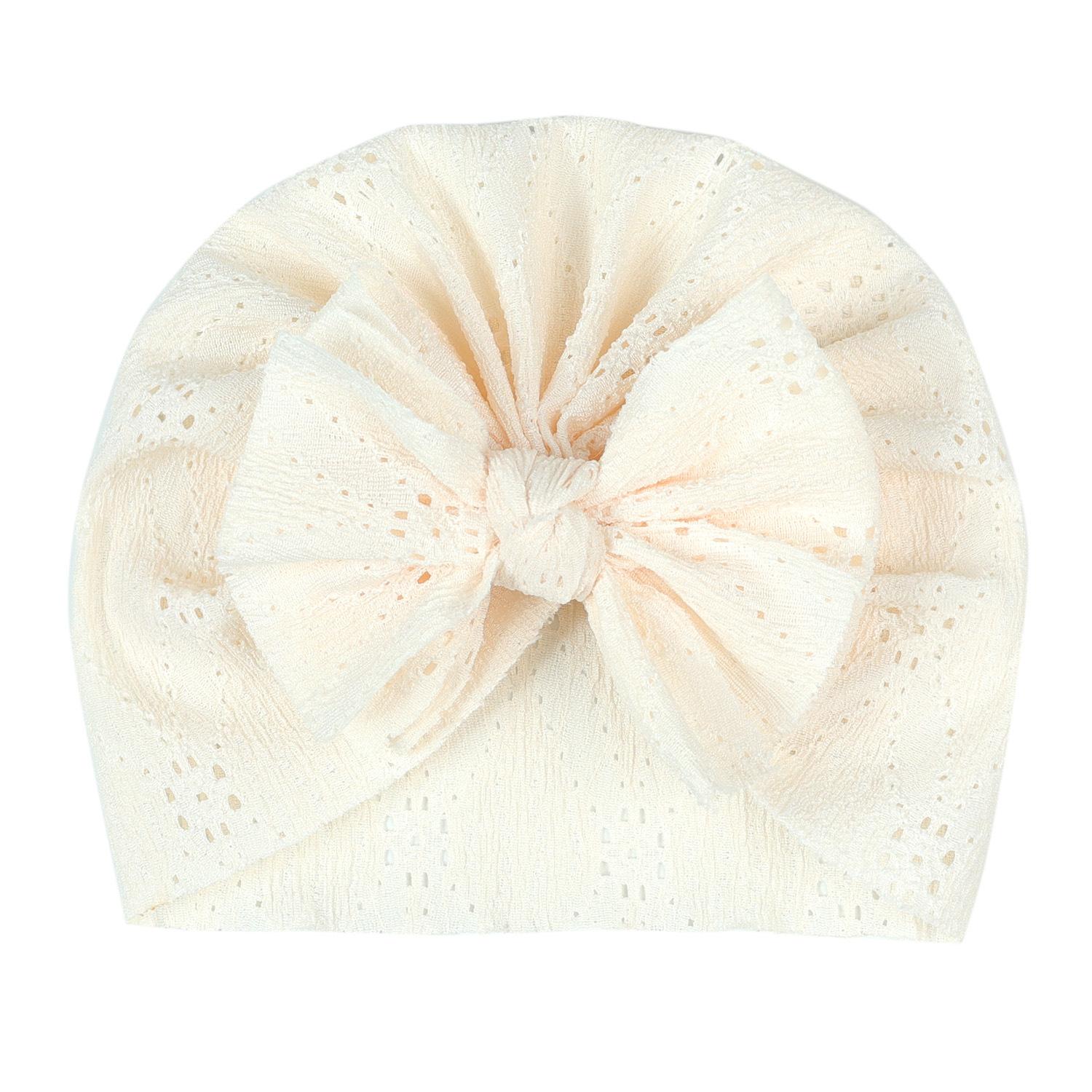 

Детская шапочка с бантом, мягкая шапочка-тюрбан для новорожденной девочки, чепчик для малыша, повязки на голову, детская повязка на голову, бант с текстурой пшеницы, индийская шапочка Size fits all