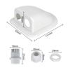 Caravan Solar Car Junction Box Cable Entry Gland Box Roof Wire Entry Cable Connector Holder Dual Hole Automotive Accessories