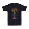 DNA Tree Colourful Biology Science Tree Novelty Men's Short Sleeve T-Shirt