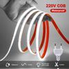 AC 220V COB Strip IP65 Waterproof 10CM Cut 240Leds/M 3000K 4000K 6000K Home Decor Flexible Ribbon Rope Tape LED Light