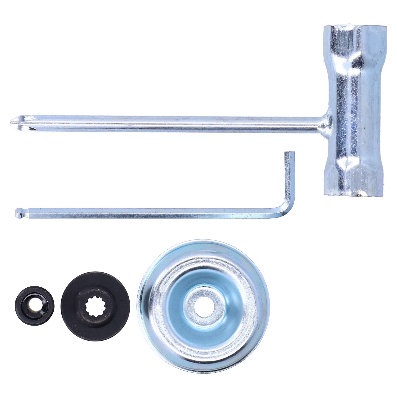 

Переходник для лезвия Приставка Упорная шайба Набор ключей Подходит для STIHL FS120 200 250 Газонокосилка