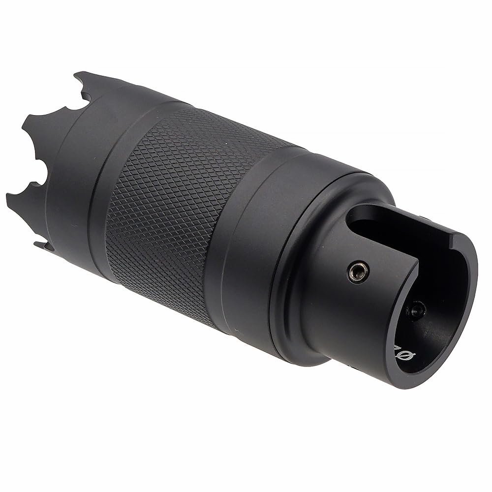 Ryohin Buhin 5KU Muzzle Flash Tracer Unit for Tokyo Marui M870 and Benelli M3 Shotguns, 24mm Diameter, Glow-in-the-Dark Bullets