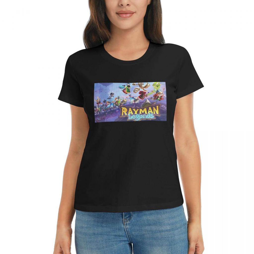 Women TShirt Cartoon Games RayUnisex Legends Summer Short Sleeve Tees Crew Neck Cotton T Shirts Clothes Tops Streetwear