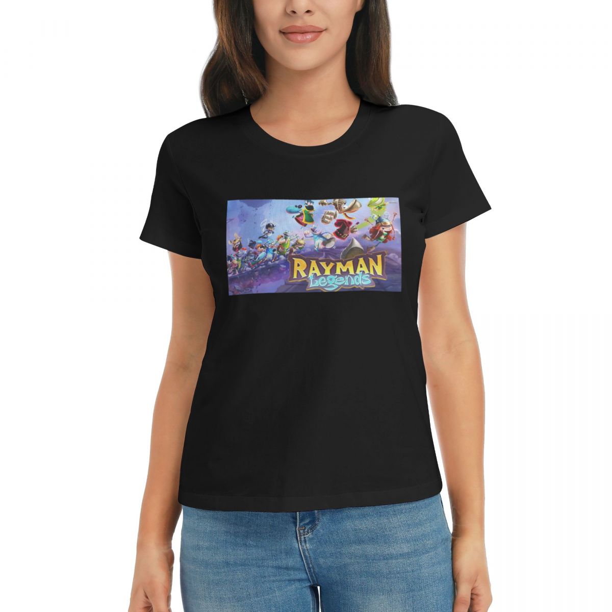

Women TShirt Cartoon Games RayUnisex Legends Summer Short Sleeve Tees Crew Neck Cotton T Shirts Clothes Tops Streetwear 4XL