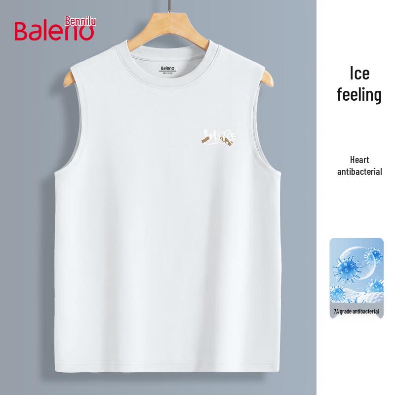 Baleno Men's 7A Antibacterial Ice Silk Sleeveless Tank Top