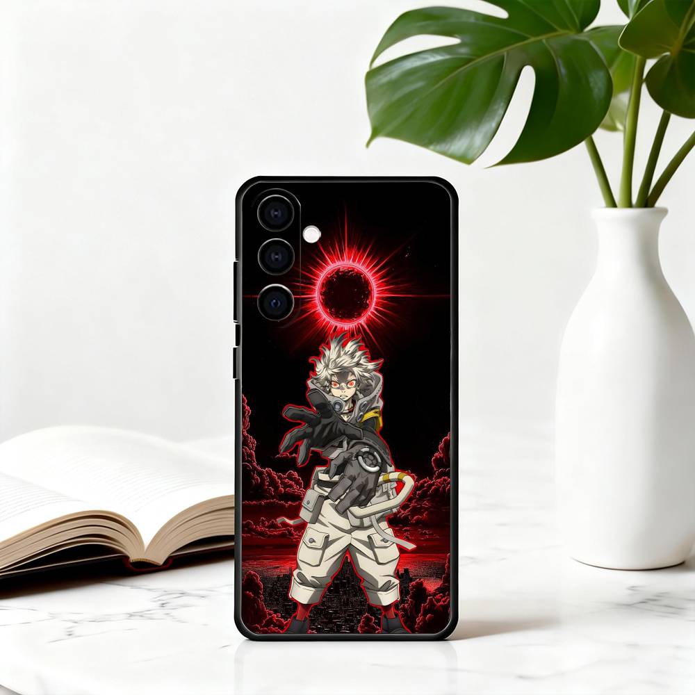

Cleaner G-GACHIAKUTA R-Rudo-es Phone Case Black Silicone Soft For Samsung Galaxy A73,A72,A71,A70,A53,A52,A51 Samsung a22 4g