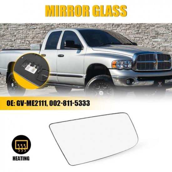 Right Heated Mirror Glass with Backing Fits Mercedes Sprinter 3500 2010 2018