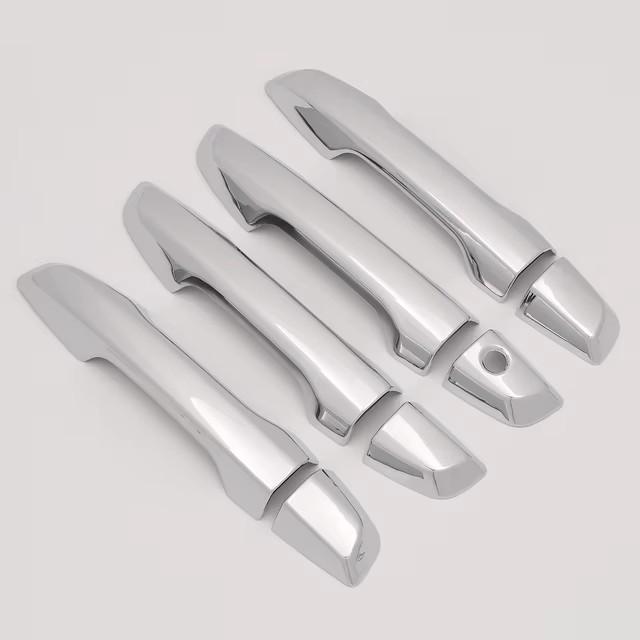 For Honda CR-V CRV LHD 2017 2018     ABS Chrome Glossy Black Auto Door Handle Cover Trim Car Styling Accessories
