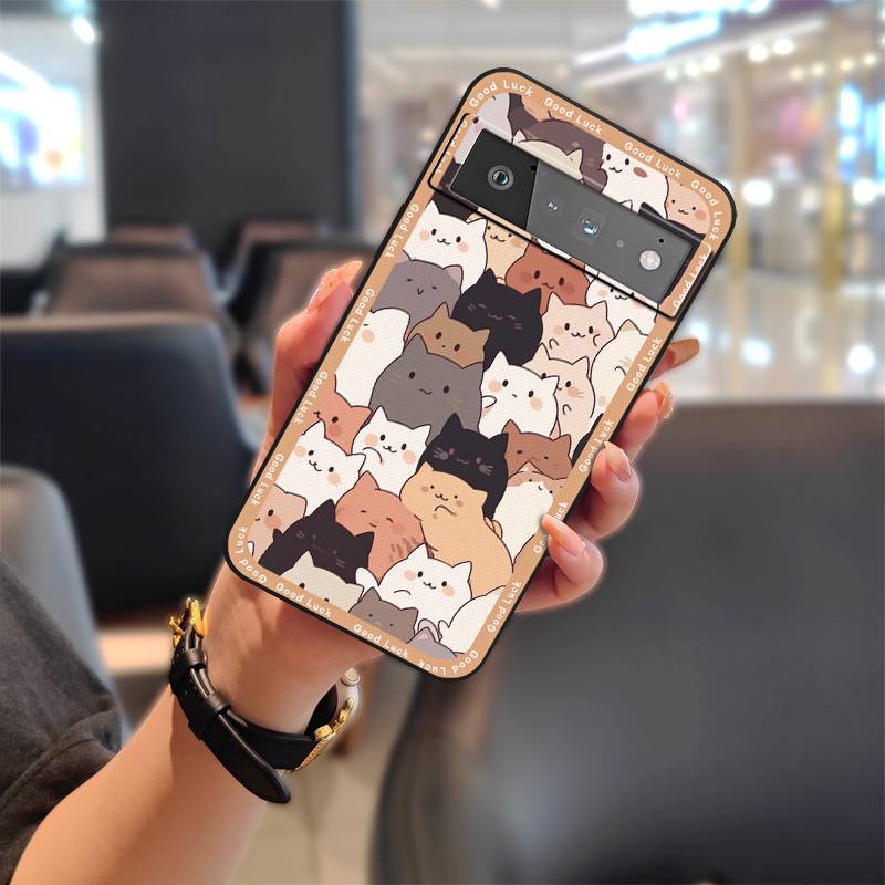 Etui TPU na telefon Google Pixel 6 Pro Miękkie etui Pyłoszczelne Wodoodporne Modny design Trwałe Kreskówkowe Pełne pokrycie Słodkie