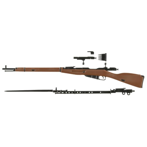 

Tomytec 1/12 Little Armory STUDY1942 LA107 Mosin-Nagant M1891/30 Type Unpainted Assembly Runner Kit 334217