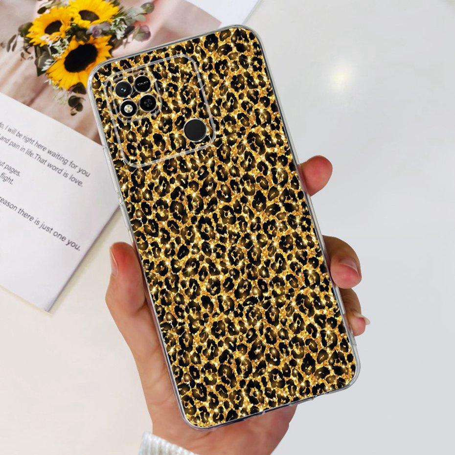 Case For Xiaomi Redmi 10A Cute Flower Cat Painted Phone Bumper For Redmi 10A 4G Redmi10A Soft Silicone TPU Back Cover