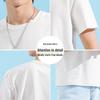 Jeanswest Men's Summer Xinjiang Cotton Round Neck T-shirt