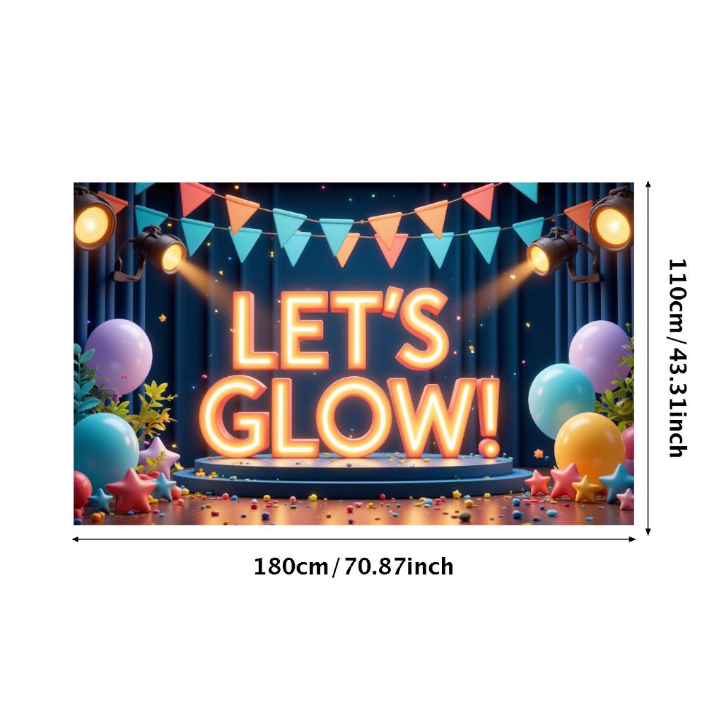 Photo Prop LED Neon Banner Party Decoration Glow Effect Neon Sign For Festival Decoration Party Celebration Night Event