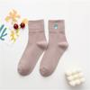 New Fashion Embroidery Cute Cartoon Mushroom Patterned Socks Casual Hipster Unisex Funny Gift Christmas Sokken Dropship