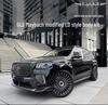 Mercedes-Benz GLS Maybach 24-25 LD Style Upgrade Kit: Front Lip, Rear Bumper, Side Skirts, Wind Deflector.